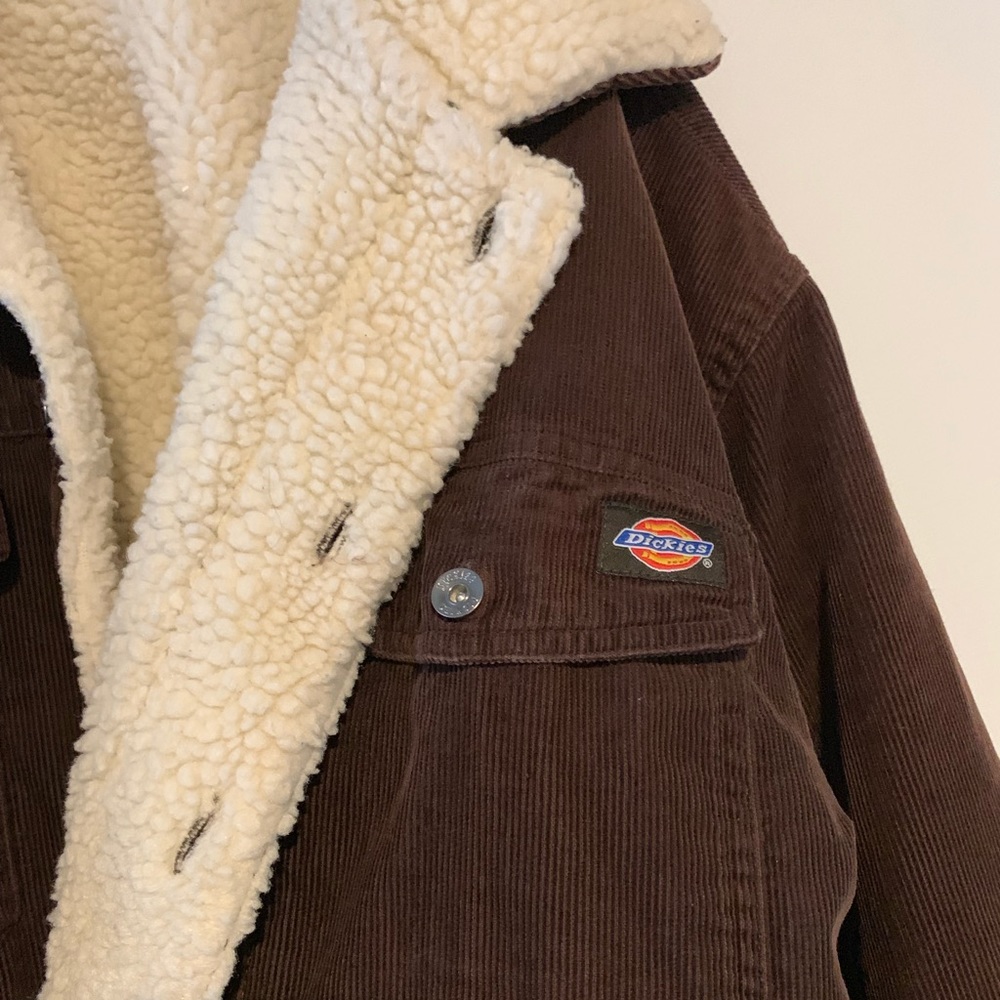 DICKIES CORDUROY JACKET/SHERPA LINED